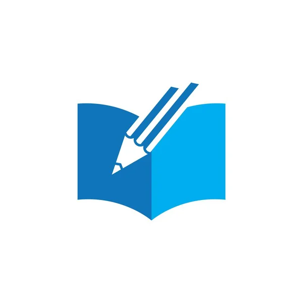 Istruzione Logo Disegno Vettoriale Illustrazione — Vettoriale Stock