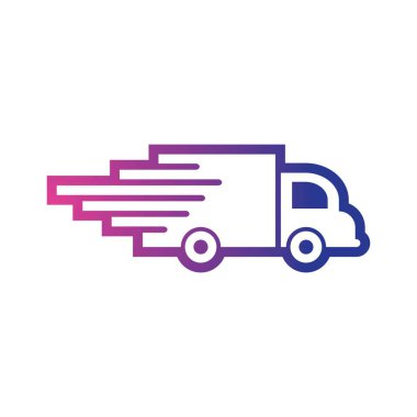 Car delivery logo images illustration design