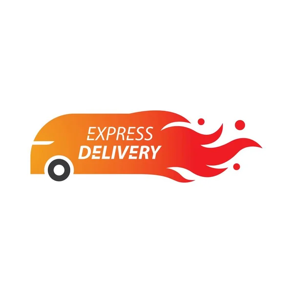 Car Delivery Logo Images Illustration Design — Stok Vektör