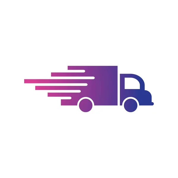 Car Delivery Logo Images Illustration Design — Vettoriale Stock