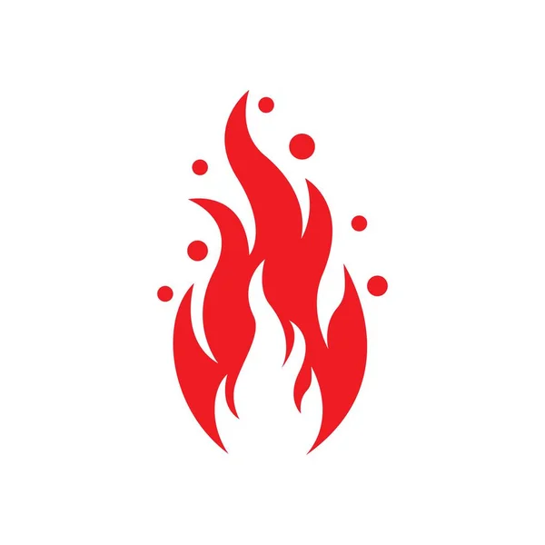 Incendio Logo Imágenes Ilustración Diseño — Archivo Imágenes Vectoriales