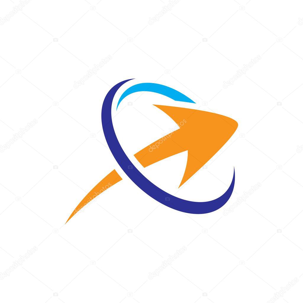 Logistic logo images illustration design