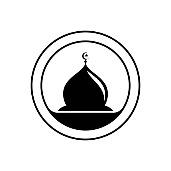 清真寺标志图像图解设计 — 图库矢量图片