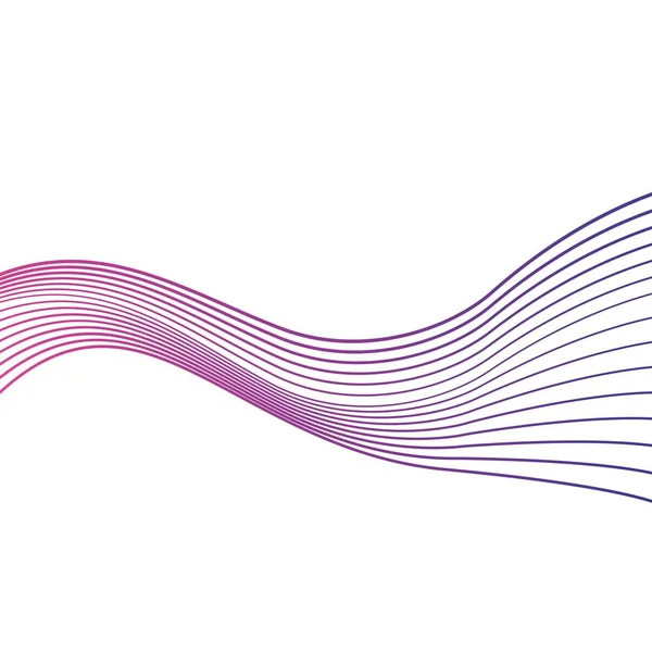Wave Line Images Illustration Design — Stock Vector