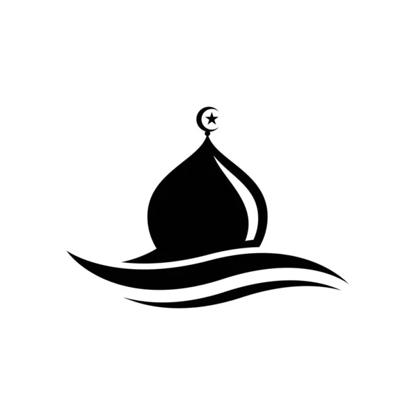 Diseño Ilustración Imágenes Logotipo Mezquita — Archivo Imágenes Vectoriales