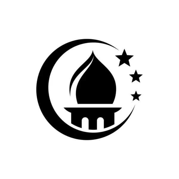 Diseño Ilustración Imágenes Logotipo Mezquita — Archivo Imágenes Vectoriales