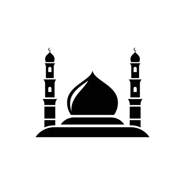 Σχεδιασμός Εικονογράφησης Εικόνων Λογότυπου Τζαμιού — Διανυσματικό Αρχείο