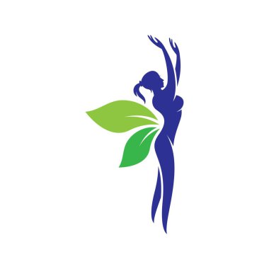 Wellness logo resimleri tasarım illüstrasyonu