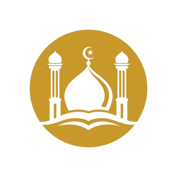 Mesquita Logotipo Imagens Ilustração Design —  Vetores de Stock