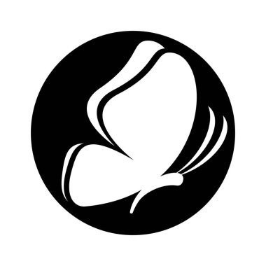 Güzellik kelebeği logo resimleri çizim tasarımı