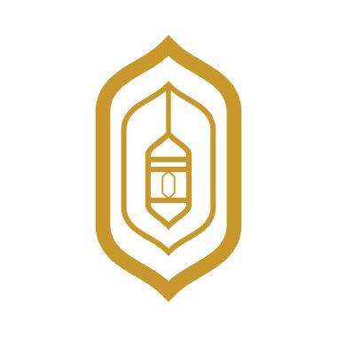 Ramazan kareem logo resimleri illüstrasyon tasarımı