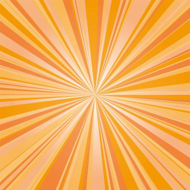 Sonbahar portakal parlamasının kare sürümlü vektör illüstrasyonu-