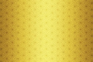 Kenevir yaprağı desenli katlama (antika altın) dikey çizgilerin derecelendirilmesi