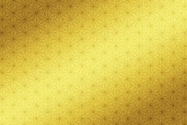 Kenevir yaprağı desenli katlama (antika altın) köşegen derecelendirmeli altın ekran benzeri arkaplan