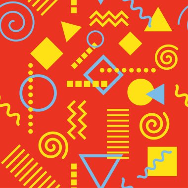 geometrik şablonun kusursuz deseni - resim satışı rengi -