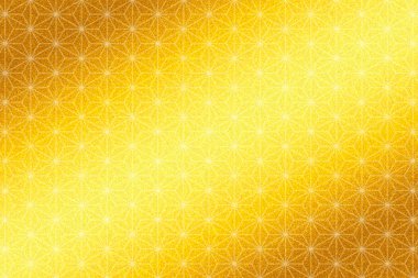 Beyaz kenevir yaprağı kompozitli (sarı altın) ekran benzeri arkaplan