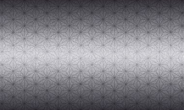 Gümüş keten yapraklı Gümüş Katlı Ekran benzeri Arkaplan Dokusu - siyah gümüş - yatay desen derecelendirmesi