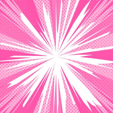 Yeni Yıl için Amerikan Comic Style Arkaplanı - Kare Versiyonu -