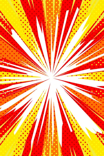 Yaz için Amerikan Comic Style Arkaplanı - uzun versiyon -