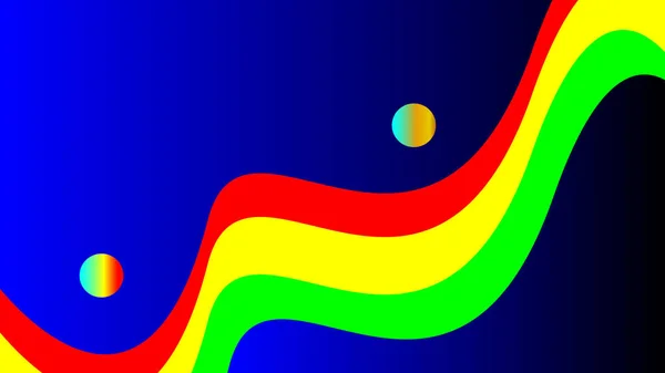 Rainbow Playful Résumé Contexte Convient Pour Contexte Site Web Sur — Image vectorielle