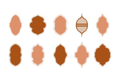 Bohem tebrik kartı islamik çerçeve