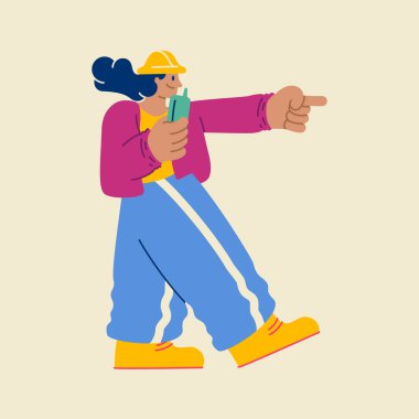 Kadın mühendis. Kadın müteahhit. Radyodaki kadın konuşuyor..