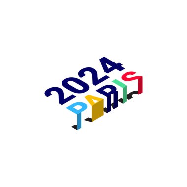 Paris 2024 Olimpiyatları. Olimpiyatlar için logo.