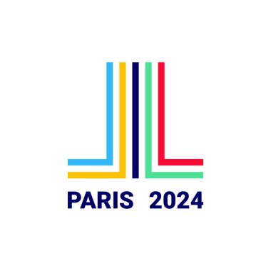 Paris 2024 Olimpiyatları. Olimpiyatlar için logo.