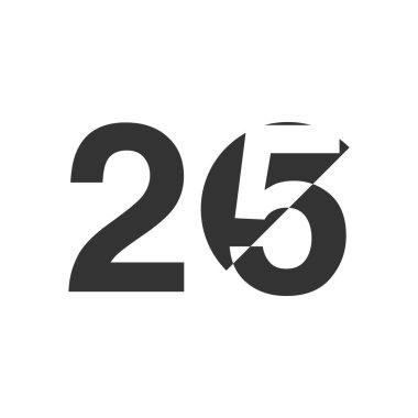 2025 yılbaşı posteri, tasarım şablonları. Kutlama ve sezon dekorasyonu için. Marka ve afiş için arka planlar. Vektör illüstrasyonu.