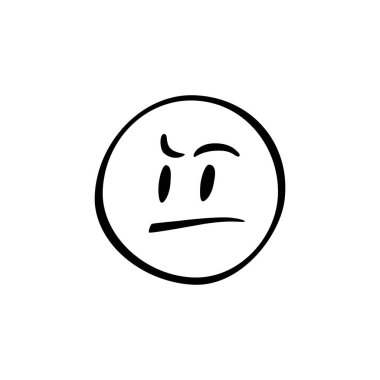 Sanat eserlerinde şüpheci bir ifade sergileyen minimalist dairesel bir yüz, yükseltilmiş kaşlar ve ince kaşlarla karakterize ediliyor. Tasarım tamamen siyah beyaz..