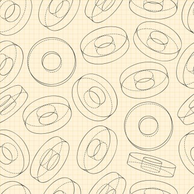 Mavi arka planda makine mühendisliği çizimleri. Kesici, değiştirilebilir çok yönlü plakalı montaj aracı. Teknik Tasarım. Koruyun. Ayrıntılı plan. Vektör illüstrasyonu