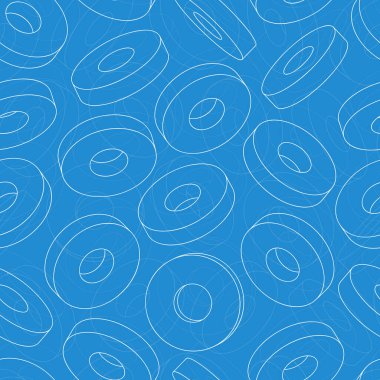 Mavi arka planda makine mühendisliği çizimleri. Kesici, değiştirilebilir çok yönlü plakalı montaj aracı. Teknik Tasarım. Koruyun. Ayrıntılı plan. Vektör illüstrasyonu