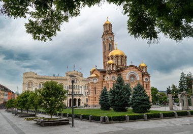 Bosna-Hersek 'teki Banja Luka güzel bir şehir. Bu fotoğraf Temmuz 2023 'te çekildi..
