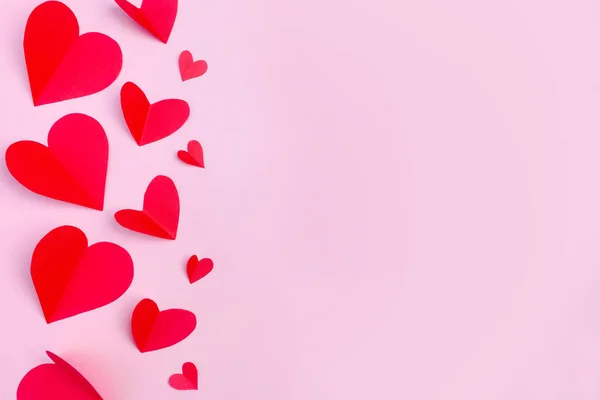 분홍색 배경에 있습니다 발렌타인 데이의 로열티 프리 스톡 이미지