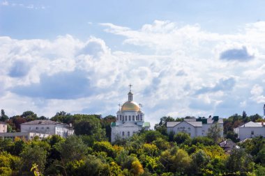 Ukrayna 'nın Poltava şehrinin manzarası.