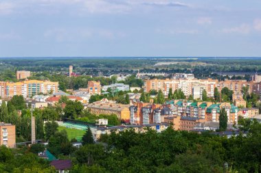 Ukrayna 'nın Poltava şehrinin manzarası.