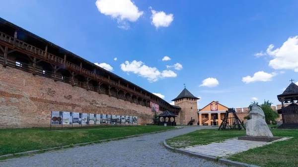 Castillo Medieval Lutsk Monumento Histórico Ucrania Patio — Foto de Stock