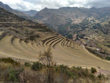 Peru 'nun İnka Dağları İnka Vadisi' nde