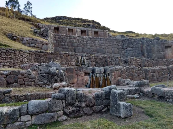 Ruïnes Van Oude Stad Cuscu Peru — Stockfoto