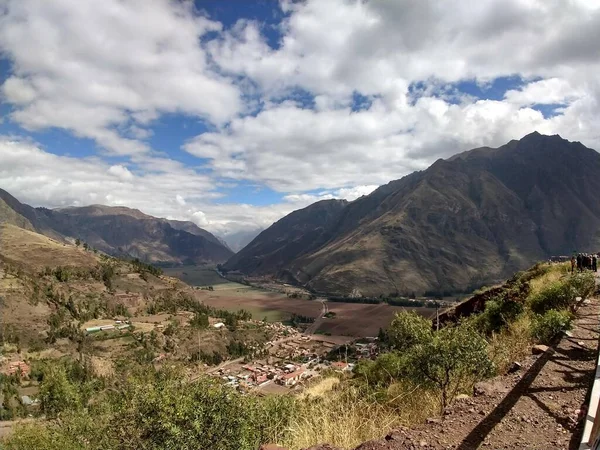 Dağın güzel manzarası cusco peru