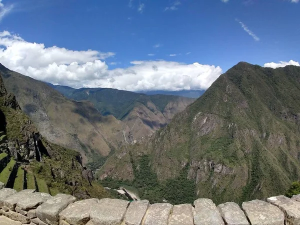 Pintoresca Vista Escena Aire Libre Machu Picchu Perú — Foto de Stock