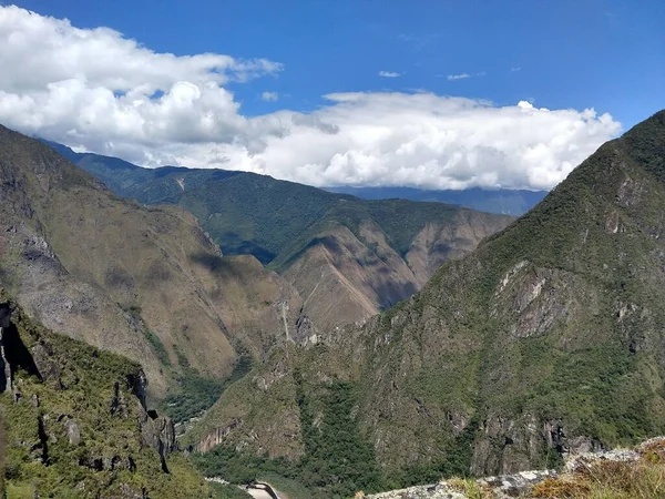 Wunderschöne Landschaft Der Berge Machu Picchu Peru — Stockfoto