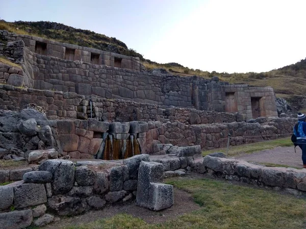 Ruinas Una Antigua Ciudad Del Cusco Perú — Foto de Stock