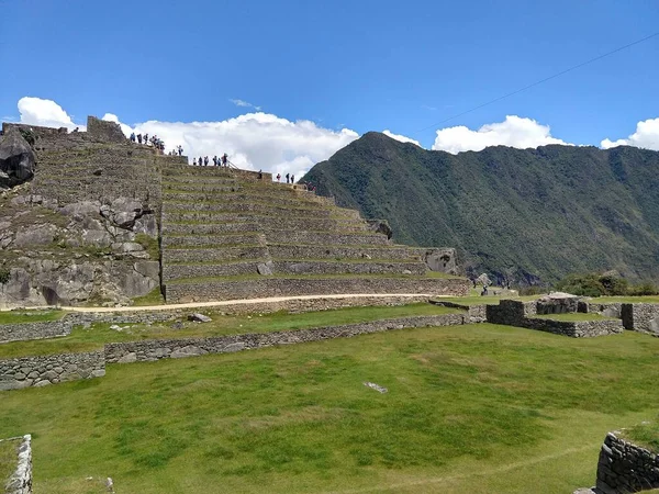 Machu Picchu Ruinas Incas Las Montañas — Foto de Stock