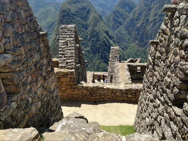 Machu Picchu Inca Construction Ruins — Stock Photo, Image