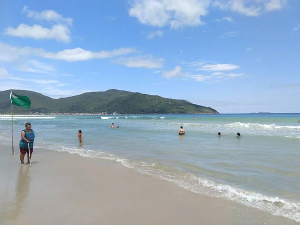 Spiaggia Con Vista Sul Mare Santa Catarina Brasile — Foto Stock