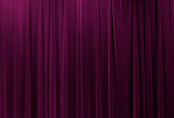 Фиолетовый Занавес Прожектором Студии — стоковое фото