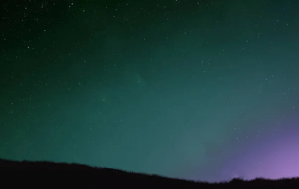 Ночное Небо Захватывающая Небесная Красота Астральная Спокойствие — стоковое фото