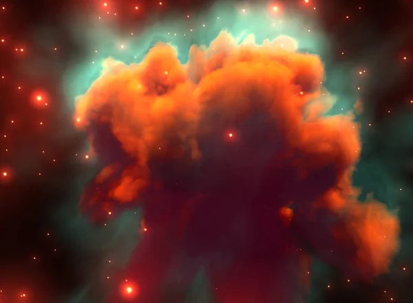 Increíble Nebulosa Espacio Belleza Celestial Maravillas Astrales — Foto de Stock