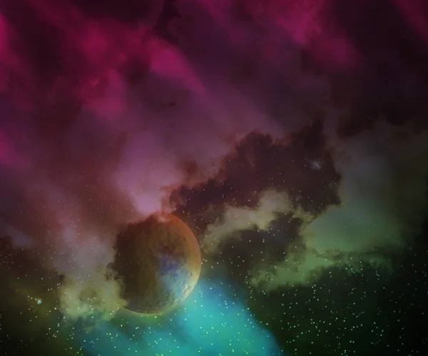 Aurora Cosmic Texture Himmelska Skönhet Och Eteriska Fenomenet — Stockfoto